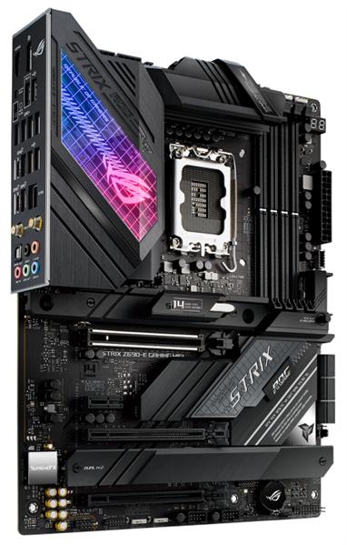 Материнская плата ASUS ROG STRIX Z690-E GAMING WIFI, LGA1700, Z690, 4*DDR5, DP+HDMI, SLI+CrossFireX, SATA3 + RAID, Audio, 2,5Gb LAN, USB 3.2*9, USB 2.0*8, ATX ; 90MB18J0-M0EAY0