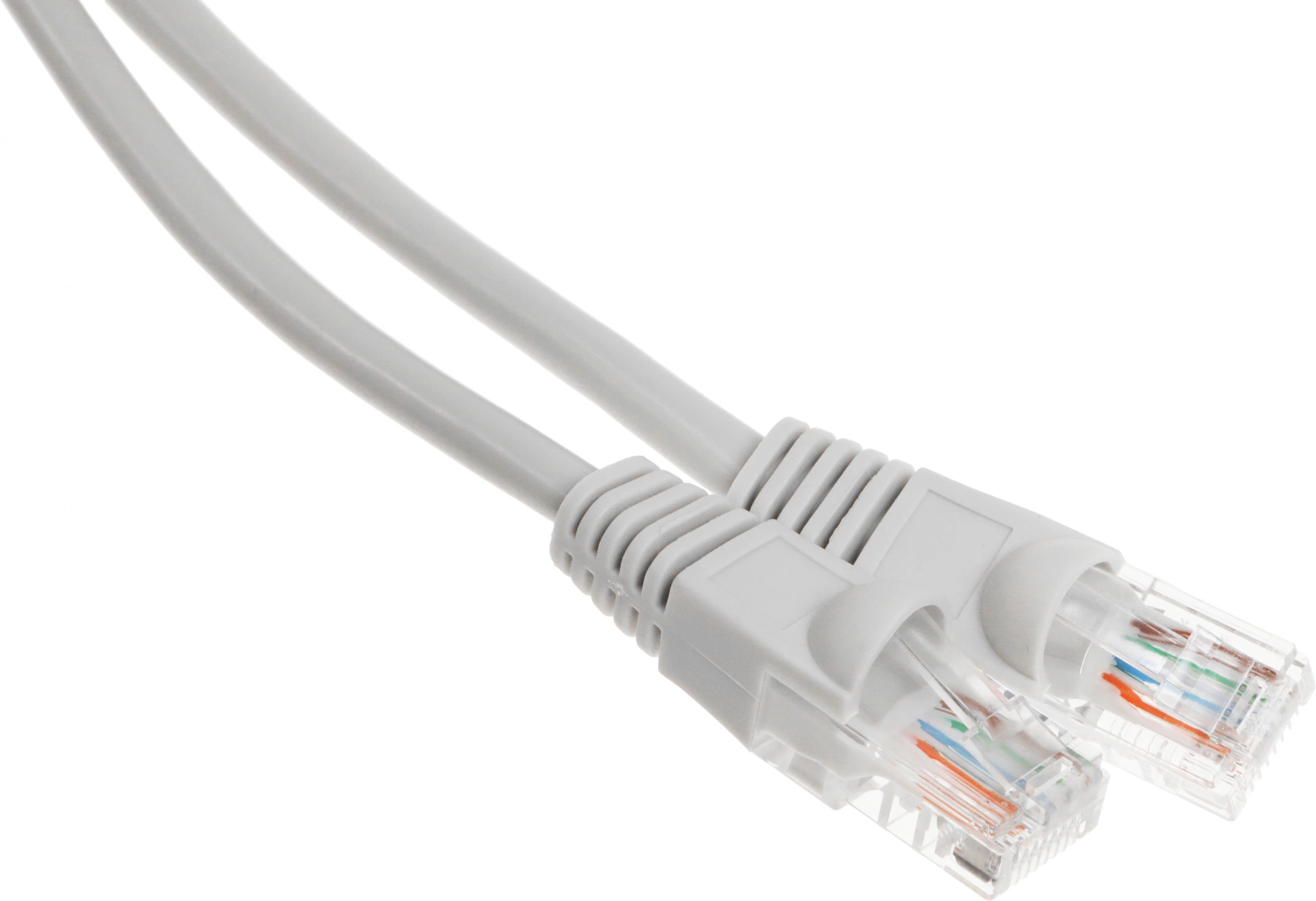 Патч-корд Buro UTP-5E-3M-G UTP 4 пары cat.5E CCA molded 3м серый RJ-45 (m)-RJ-45 (m)