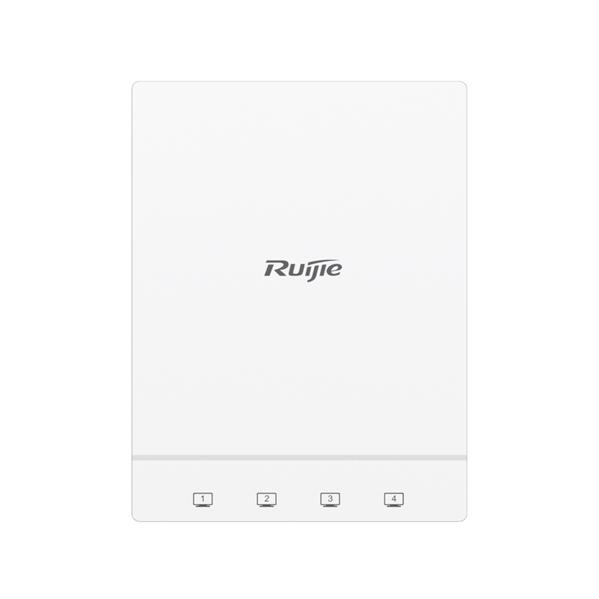 Точка доступа Ruijie Wall Plate Wi-Fi 6 (802.11ax) Access Point, standard size of 86-type faceplate, built-in antenna, dual-radio  dual-band,  support  574.5Mbps  @2.4G  and  1.2Gbps  @5G,  up  to  4  spatial  stre