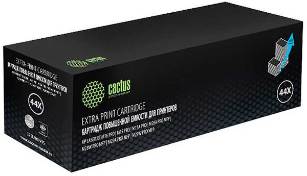 Картридж лазерный Cactus CS-CF244X-MPS CF244XX черный (3000стр.) для HP LJ M15 Pro/ M16 Pro/M28w Pro MFP Картридж лазерный Cactus CS-CF244X-MPS CF244XX черный (3000стр.) для HP LJ M15 Pro/ M16 Pro/M28w Pro MFP