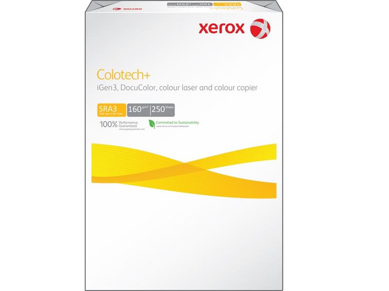  Бумага XEROX Colotech Plus 170CIE, 160г, SR A3 (450x320мм), 250 листов (кратно 4 шт) (грязь и замятости на листах)