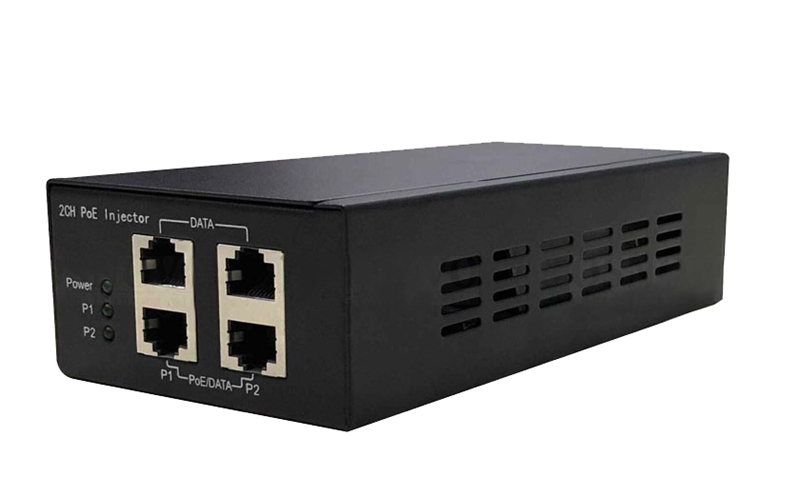PoE-инжектор OSNOVO Midspan-2/602G PoE-инжектор Gigabit Ethernet на 2 порта. Соответствует стандартам PoE IEEE 802.3af/at. Автоматическое определение PoE устройств. Мощность PoE на порт - до 30W. Суммарная мощност