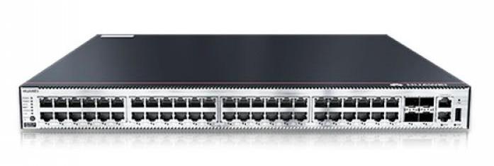 Коммутатор HUAWEI S5731-H24T4XC (24*10/100/1000BASE-T ports, 4*10GE SFP+ ports, 1*expansion slot) + Basic Software + 2pc 150W AC Power module + 1U mounting ear