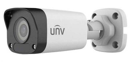 Камера Uniview Видеокамера IP цилиндрическая, 1/2.8" 2 Мп КМОП @ 30 к/с, ИК-подсветка до 30м., 0.01 Лк @F2.0, объектив 2.8 мм, DWDR, 2D/3D DNR, Ultra 265, H.265, H.264, 2 потока, детекция движения, IP67, мет
