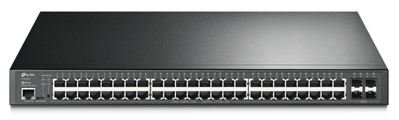 коммутатор TP-Link SG3452P, Omada™ 52-Port Gigabit L2+ Managed Switch with 48-Port PoE+