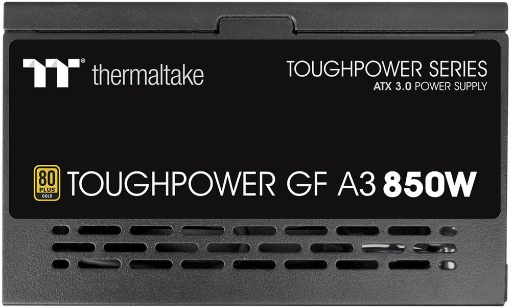 Блок питания Thermaltake ATX 850W Toughpower GF A3 Gen.5 80+ gold 24pin APFC 120mm fan 8xSATA Cab Manag RTL Блок питания Thermaltake ATX 850W Toughpower GF A3 Gen.5 80+ gold 24pin APFC 120mm fan 8xSATA Cab Manag RTL