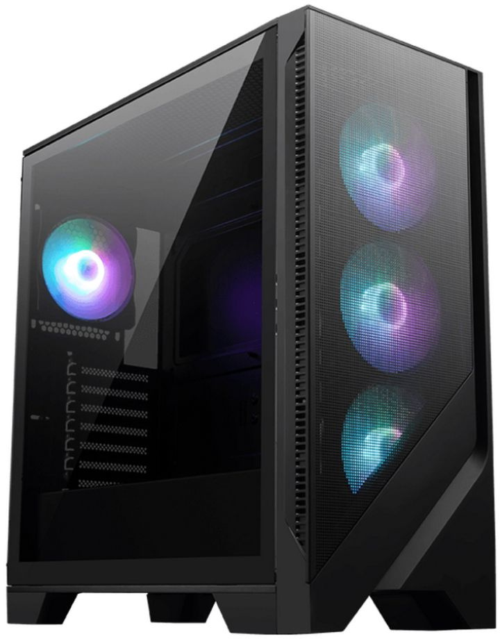 Корпус для ПК MSI MAG FORGE 320R AIRFLOW, Global, 2xUSB 3.2 Gen 1, 4x120mm ARGB Fan, ESDARGB Control Board, Tempered