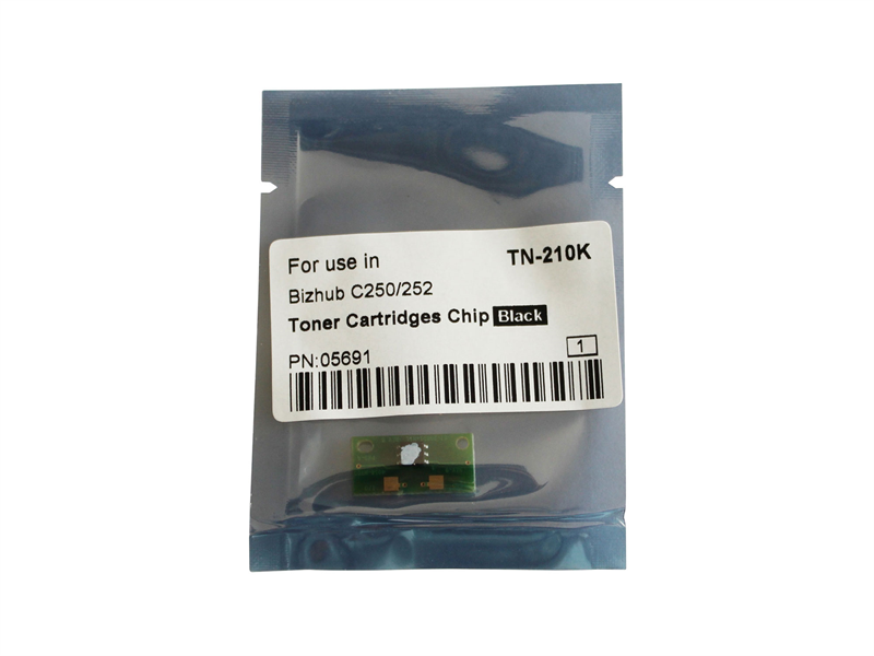 Чипы Чип картриджа для KONICA MINOLTA Bizhub C250/C252 (CET) Black, (WW), 20000 стр., CET5691