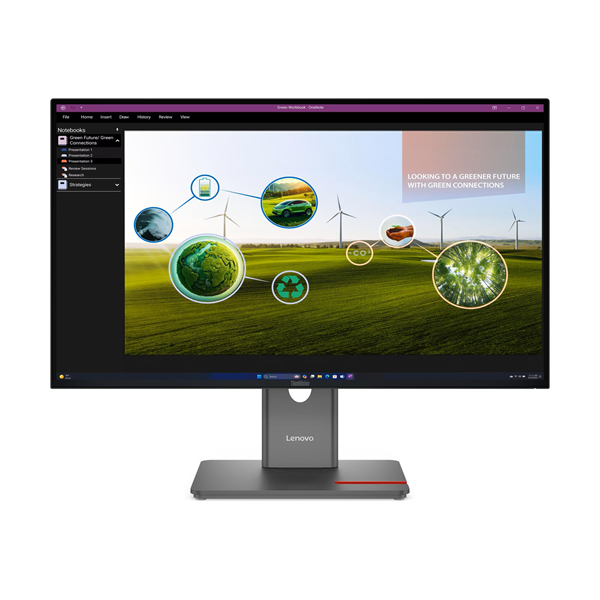 Монитор Lenovo ThinkVision P27Q-40 27" 16:9 QHD (2560x1440) IPS, 120Hz, 350N, 1xHDMI 2.1 TMDS, 1xDP 1.4, 1xDP 1.4 Out, 3xUSB-A (USB 5Gbps), 1xUSB-C (USB 5Gbps, PD 15W), 1xUSB-B (USB 5Gbps), LTPS, 1Y Монитор Lenovo ThinkVision P27Q-40 27" 16:9 QHD (2560x1440) IPS, 120Hz, 350N, 1xHDMI 2.1 TMDS, 1xDP 1.4, 1xDP 1.4 Out, 3xUSB-A (USB 5Gbps), 1xUSB-C (USB 5Gbps, PD 15W), 1xUSB-B (USB 5Gbps), LTPS, 1Y