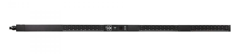 Блок распределения питания ATEN Rack PDU, Metered, Zero U, 3PH x 16A, 11kW, 400V, Output: (24) C13 & (6) C19, Input: IEC 60309 16A 3P+N+E , Power cord 3,0 m