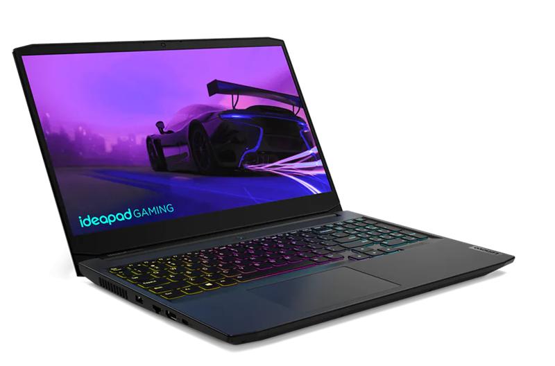 Ноутбук Lenovo IdeaPad Gaming 3 15IHU6 15.6" FHD (1920x1080) IPS 250N, i5-11300H, 16GB DDR4 3200, 512GB SSD M.2, RTX 3050 4GB, WiFi, BT, HD Cam, 45Wh, 170W, KB RU/ENG, Win 11 Home ENG, 2Y