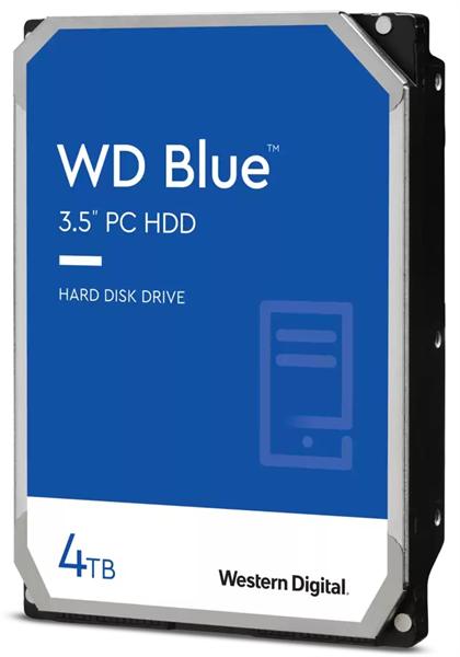 Жесткий диск Western Digital HDD SATA-III  4Tb Blue WD40EZAZ, 5400rpm, 256MB  buffer, 1 year