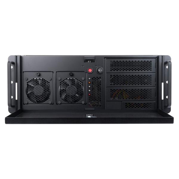 Корпус InWin IW-R400-01N ________________ /USB3.0*2/Rear fan 8025mm 4200RPM*2/Front fan 8025mm 4200RPM*2/Front door/Air filter for front door