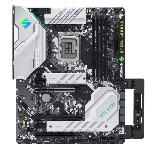 Материнская плата ASROCK Z690 STEEL LEGEND, LGA1700, Z690, 4*DDR4, HDMI+DP, 8xSATA3 6.0, M.2 Socket,  RAID, 4xUSB 3.2, Type-C, ATX; 90-MXBH00-A0UAYZ