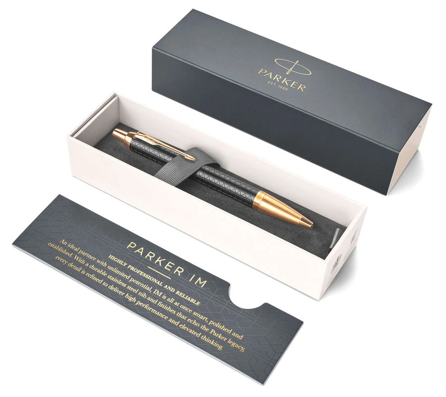 Ручка шариков. Parker IM Premium K323 (1931667) Black GT M син. черн. подар.кор. Ручка шариков. Parker IM Premium K323 (1931667) Black GT M син. черн. подар.кор.