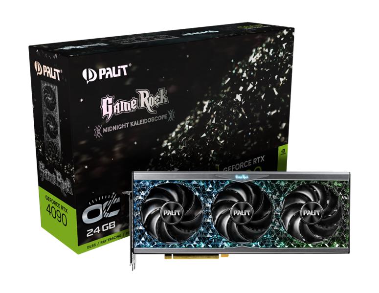 Видеокарта PALIT RTX4090 GAMEROCK OC 24GB GDDR6X 384bit 3-DP HDMI