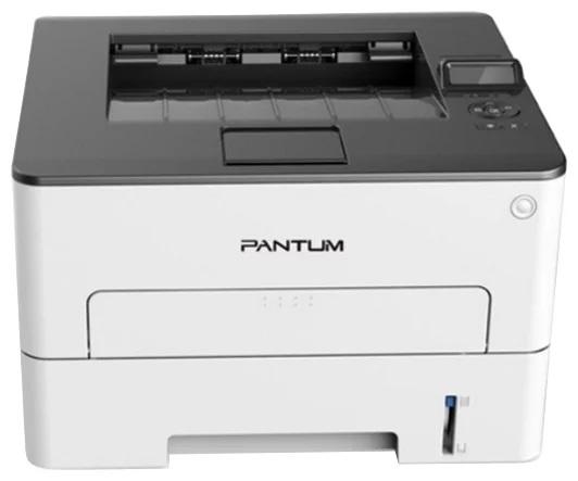 Лазерный монохромный принтер Pantum P3300DN, Printer, Mono laser, А4, 33 ppm (max 60000 p/mon), 350 MHz, 1200x1200 dpi, 256 MB RAM, PCL/PS, Duplex, paper tray 250 pages, USB, LAN, start. cart (незначительное повреждение коробки)