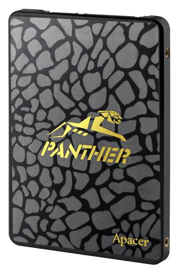 Твердотельный накопитель Apacer SSD PANTHER AS340 480Gb SATA 2.5" 7mm, R550/W520 Mb/s, 3D TLC, IOPS 96/30K, MTBF 1,5M, 280TBW, Retail, 3 years (AP480GAS340G-1)