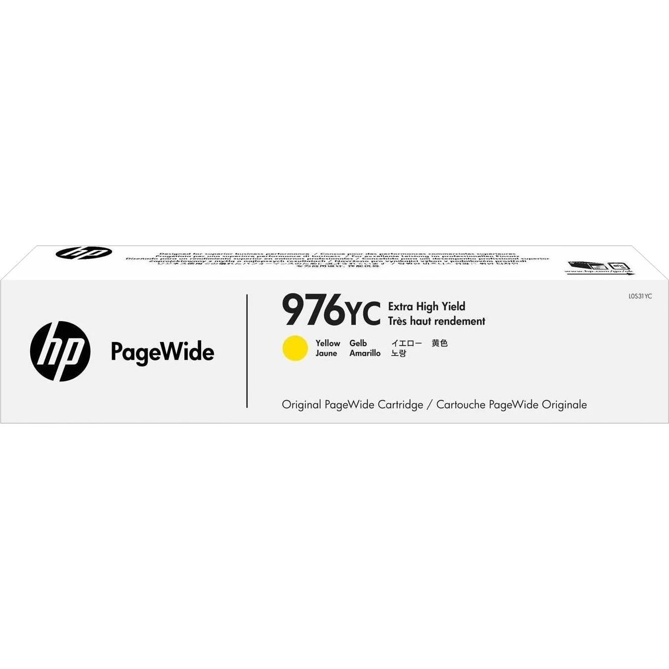 Картридж Catridge HP 976YC для PageWide Managed MFP P55250/P57750, желтый (16 000 стр.)