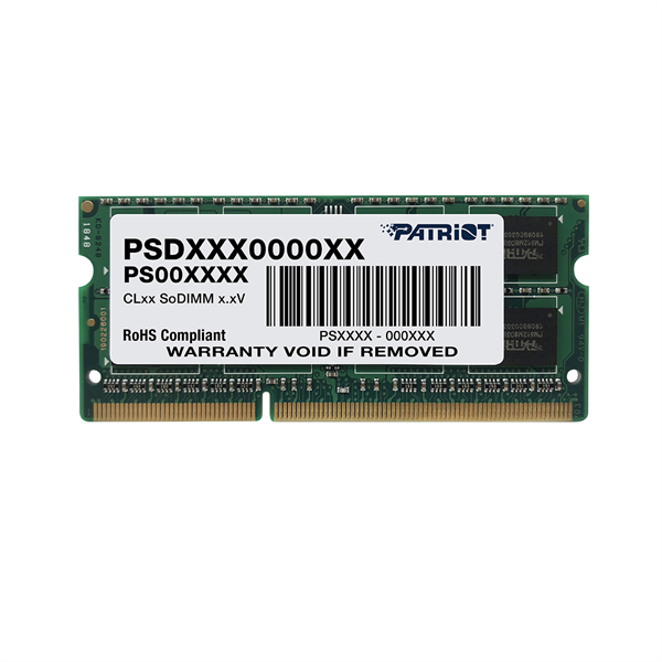 Оперативная память Patriot SL DDR3 4GB 1600MHz SO-DIMM SINGLE 1*4GB CL11 11-11-11 1.35V Оперативная память Patriot SL DDR3 4GB 1600MHz SO-DIMM SINGLE 1*4GB CL11 11-11-11 1.35V