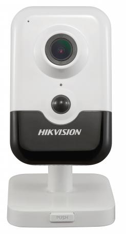 Видеокамера Hikvision 4Мп компактная IP-камера с W-Fi и EXIR-подсветкой до 10м 1/3" Progressive Scan CMOS; объектив 4мм; угол обзора 78°; механический ИК-фильтр; 0.01лк@F1.2; сжатие H.265/H.265+/H.264/H.264+/MJP