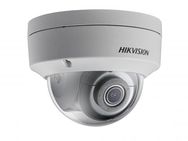  Hikvision DS-2CD2123G0E-I(B)(2.8mm) 2Мп уличная купольная IP-камера с EXIR-подсветкой до 30м 1/2.7" Progressive Scan CMOS; объектив 2.8мм; угол обзора 111.6°; механический ИК-фильтр; 0.01лк@F2.0; сжа