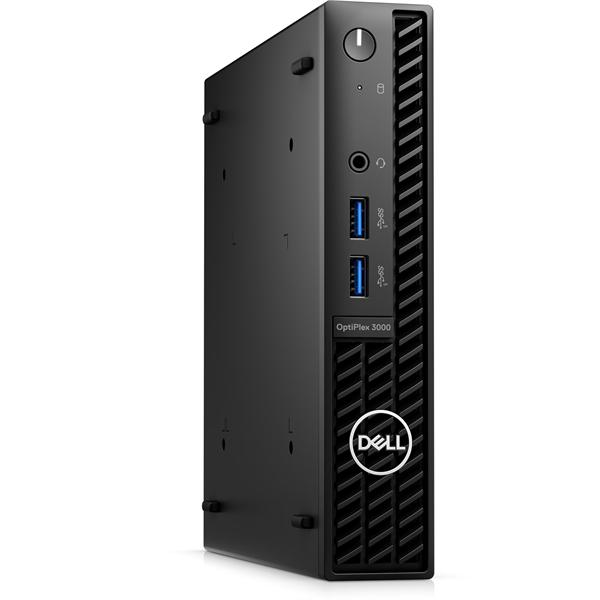 Пк Dell Optiplex 3000 Micro Core i5-12500T 8GB (1x8GB) DDR4 256GB SSD Intel Integrated Graphics, Wi-Fi,BT Linux,1y,KB Eng