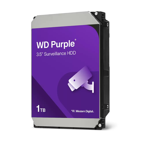 Жесткий диск Western Digital Purple HDD 3.5" SATA 1TB, IntelliPower, 64MB buffer (DV&NVR), WD11PURZ, 1 year Жесткий диск Western Digital Purple HDD 3.5" SATA 1TB, IntelliPower, 64MB buffer (DV&NVR), WD11PURZ, 1 year