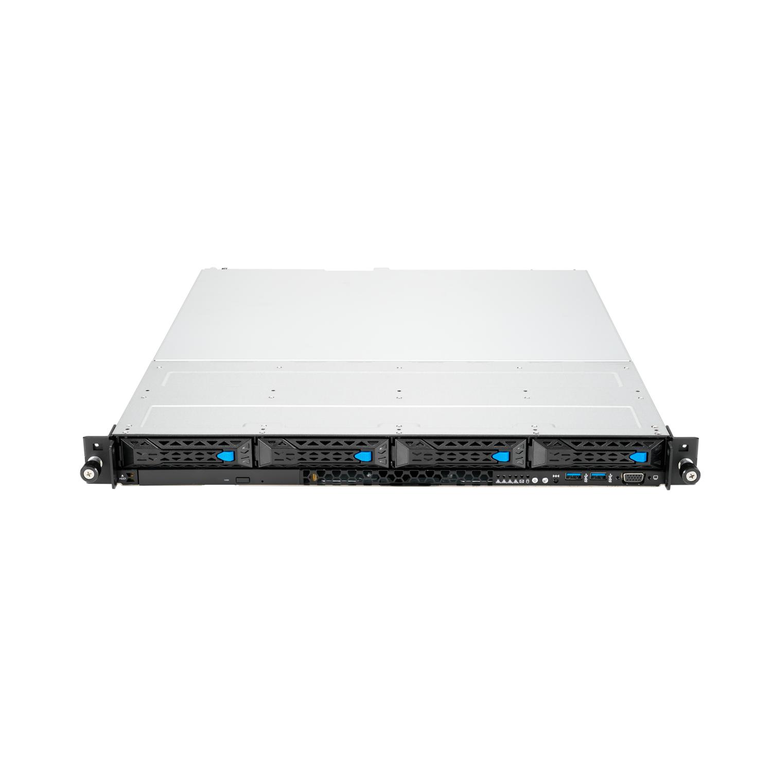 Серверная платформа ASUS RS300-E11-PS4 Rack 1U,1xSocket LGA 1200,4xUDIMM(3200/2933/2666),4xLFF SATA/SAS(upto2xNVMe),2x1GbE,1x350W,ASMB10-iKVM
