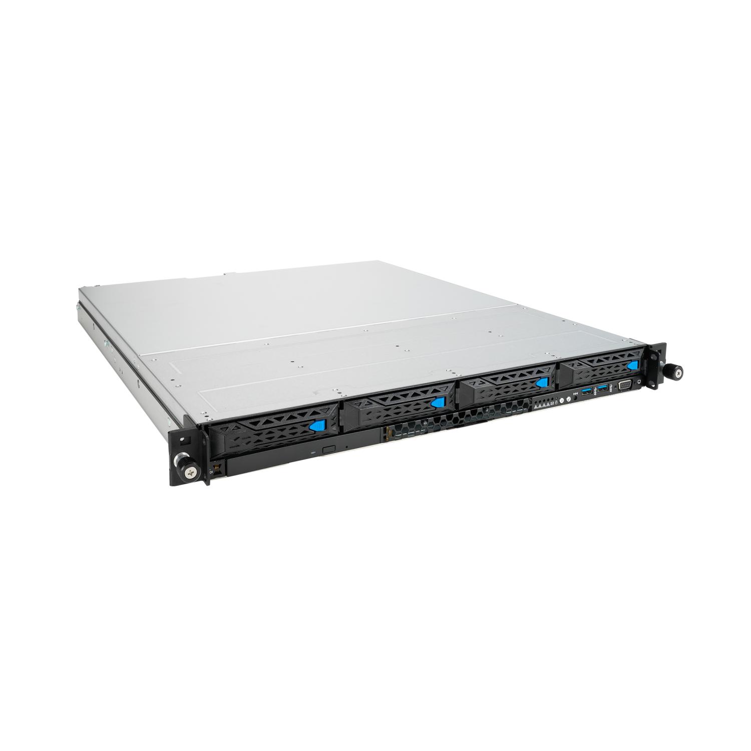 Серверная платформа ASUS RS300-E11-PS4 Rack 1U,1xSocket LGA 1200,4xUDIMM(3200/2933/2666),4xLFF SATA/SAS(upto2xNVMe),2x1GbE,1x350W,ASMB10-iKVM