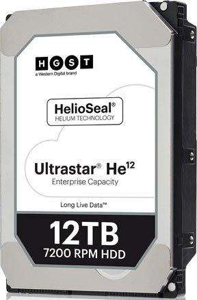 Жесткий диск Western Digital Ultrastar DC HС520 HDD 3.5" SATA 12Тb, 7200rpm, 256MB buffer, 512e (HUH721212ALE604 HGST), 1 year