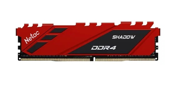 Оперативная память Netac Shadow 8GB DDR4-3200 (PC4-25600) C16 16-20-20-40 1.35V XMP Memory module (DIMM) Red Оперативная память Netac Shadow 8GB DDR4-3200 (PC4-25600) C16 16-20-20-40 1.35V XMP Memory module (DIMM) Red