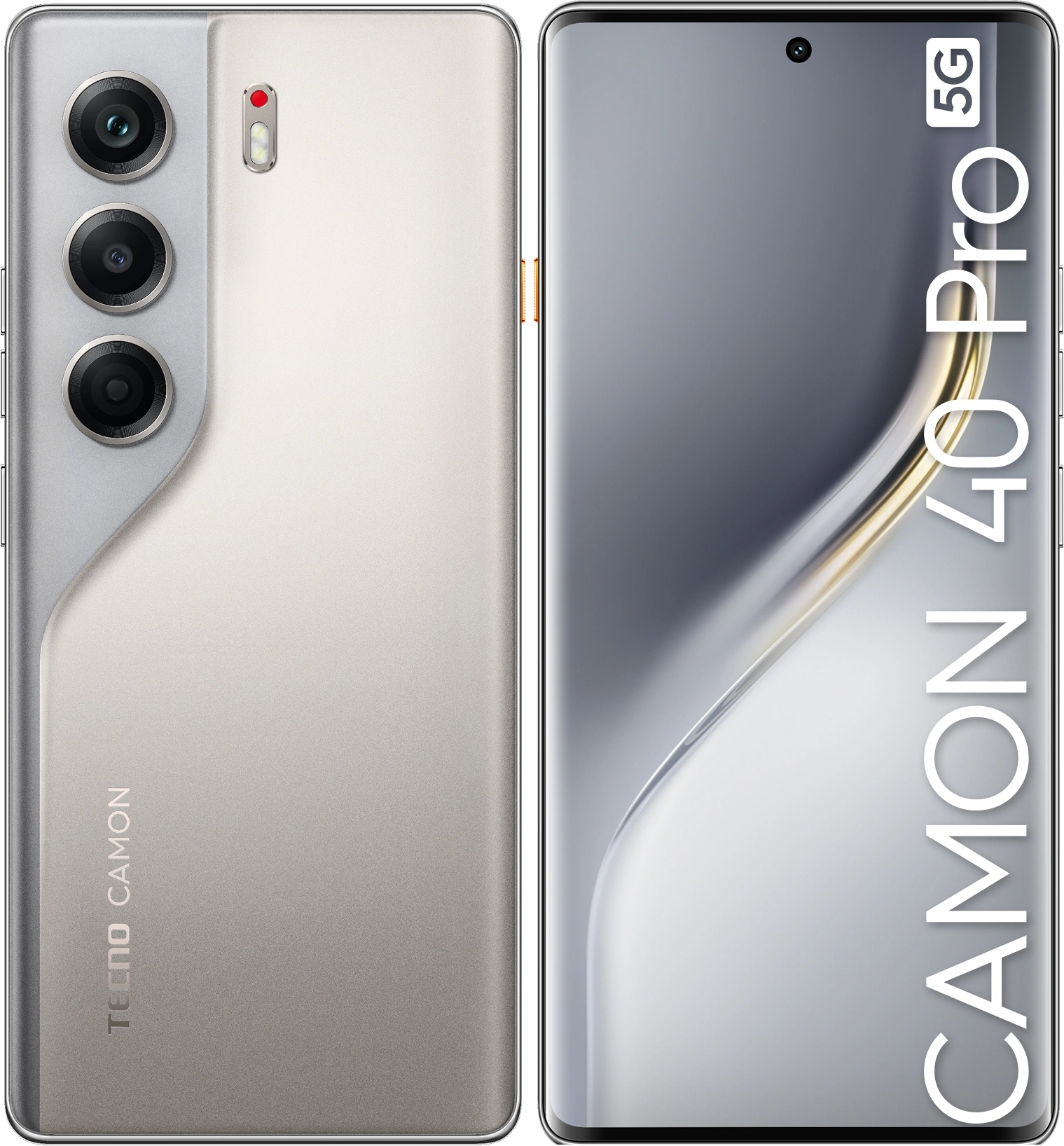 Смартфон Tecno Camon 40 Pro 5G 8+256 титан