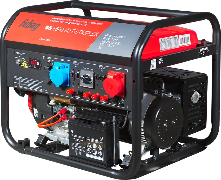 Генератор Fubag BS 8500 XD ES Duplex 8.5кВт