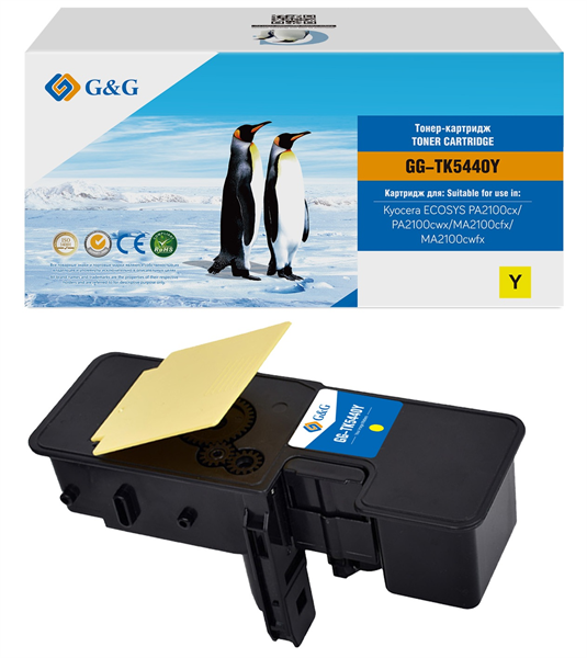 Тонер-картридж G&G toner-cartridge for Kyocera ECOSYS PA2100cx/PA2100cwx/MA2100cfx/MA2100cwfx 2400 pages GG-TK5440Y with chip гарантия 36 мес. Тонер-картридж G&G toner-cartridge for Kyocera ECOSYS PA2100cx/PA2100cwx/MA2100cfx/MA2100cwfx 2400 pages GG-TK5440Y with chip гарантия 36 мес.
