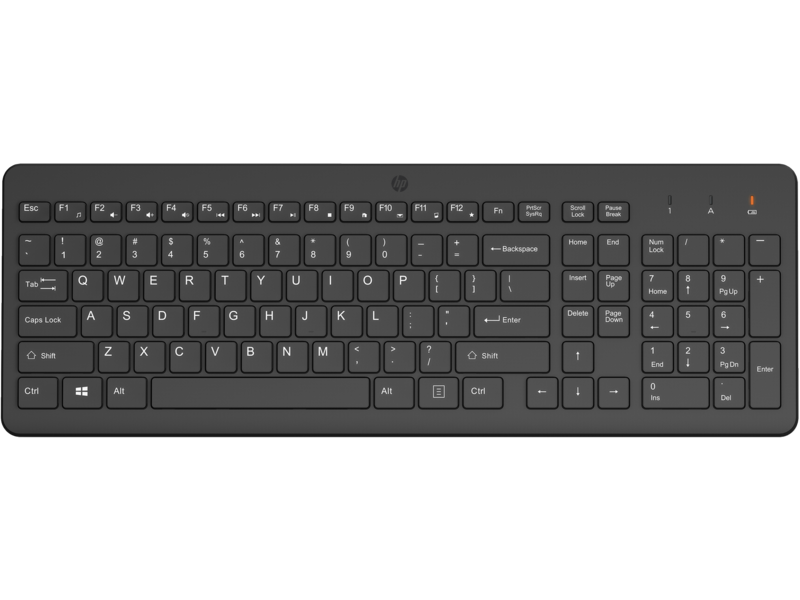 клавиатура Keyboard HP 220 Wireless - black ENG/RUS