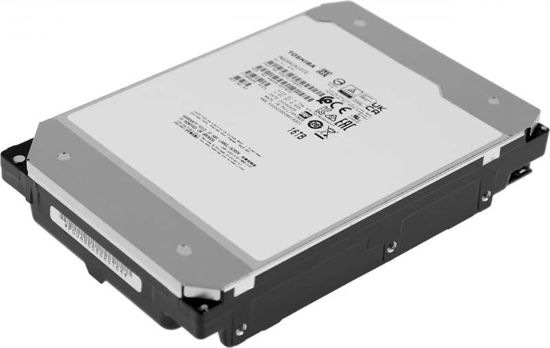 Жесткий диск Toshiba Enterprise HDD 3.5" SATA 16TB, 7200 rpm, 512MB buffer, MG09ACA16TE, 1 year Жесткий диск Toshiba Enterprise HDD 3.5" SATA 16TB, 7200 rpm, 512MB buffer, MG09ACA16TE, 1 year