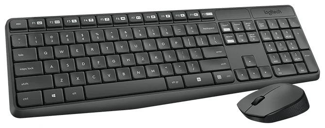 Клавиатура+мышь Wireless Desktop MK235, (Keybord&mouse),  USB, Black, [920-007931./920-007948]