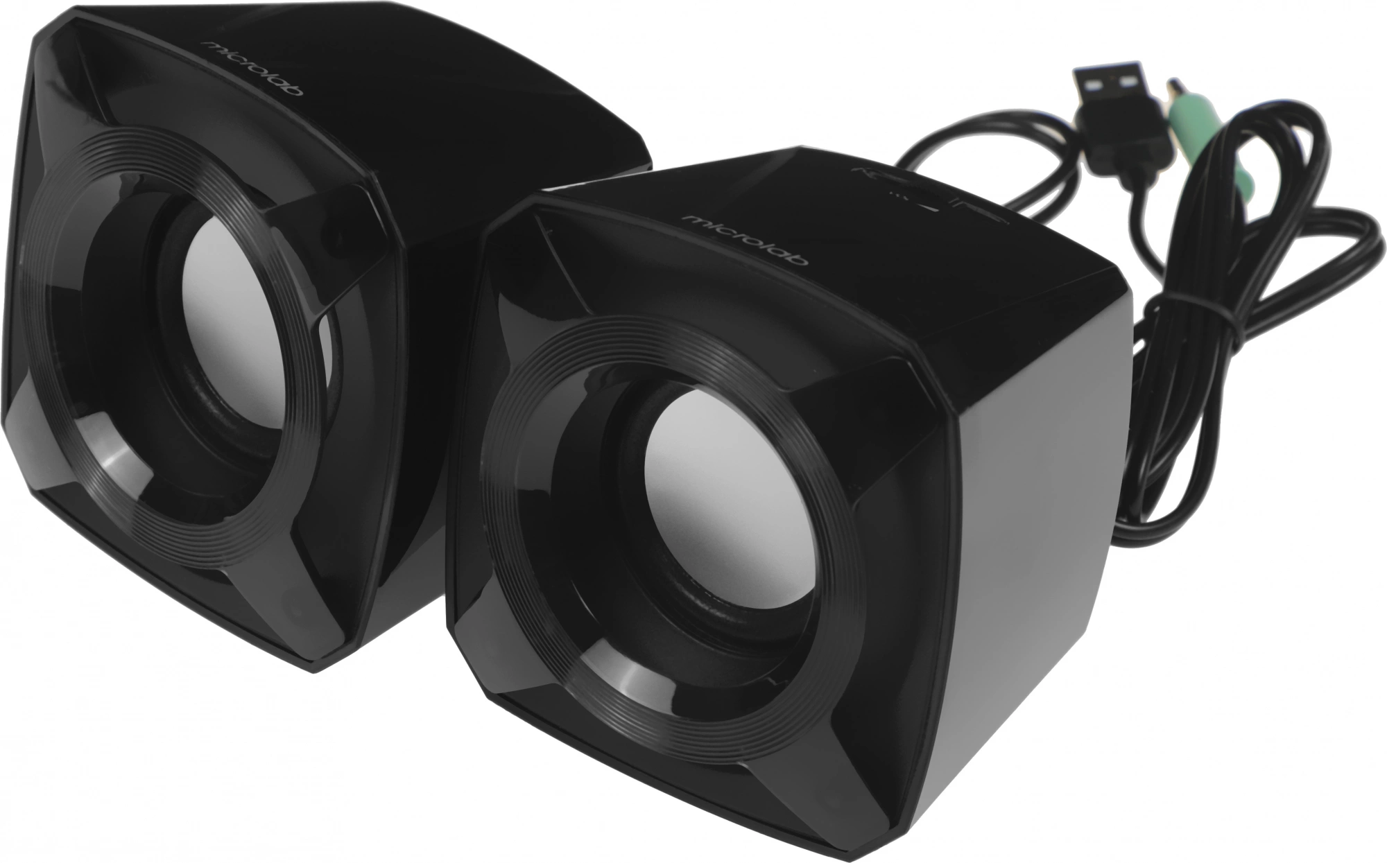 Колонки Microlab B16 2.0 черный 5Вт