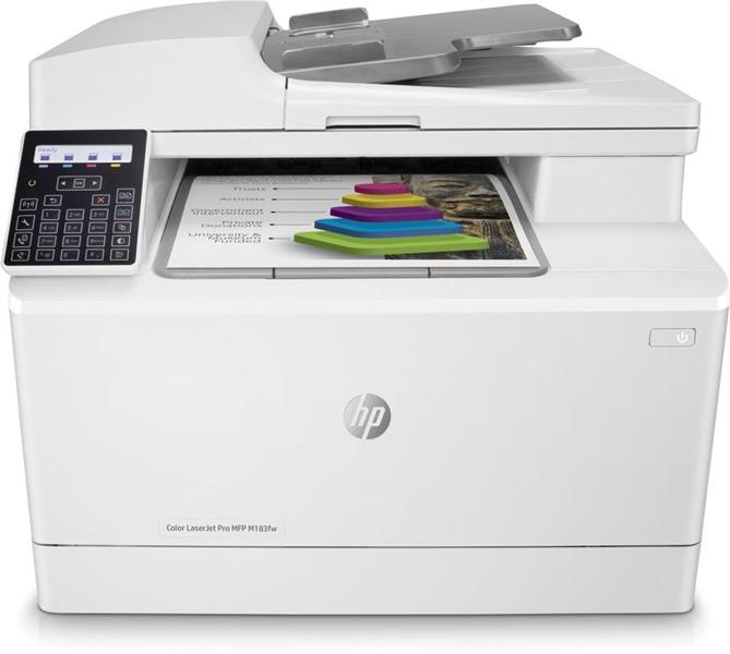 Многофункциональное устройство HP Color LaserJet Pro MFP M183fw (p/c/s/f  ,A4, 16ppm, 256Mb, ADF35, USB, WiFi/ Fast Ethernet10/100 Base-TX,1 tray  150, 1year warr,cartridge 800&700 cmy in box,Repl. T6B71A )