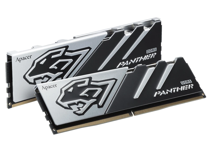 Оперативная память Apacer DDR5 32GB 6000MHz DIMM Panther Gaming Memory CL38 1.35V Kit (2x16GB) (Retail) 2048*8 Heat Sink (Retail) 3 years (AH5U32G60C6227BAA-2)