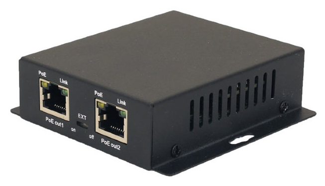 Удлинитель Ethernet+PoE / коммутатор OSNOVO SW-8030/D PoE удлинитель/ коммутатор Gigabit Ethernet на 3 RJ45 порта. Порты: 2 х GE (10/100/1000 Base-T) с поддержкой PoE (до 28W) + 1 x GE (10/100/1000 Base-T) Uplink с поддержкой питания по