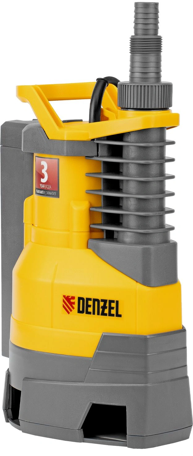 Насос дренажный Denzel DPХ450 450Вт 9000л/час центробежный (97325) Насос дренажный Denzel DPХ450 450Вт 9000л/час центробежный (97325)