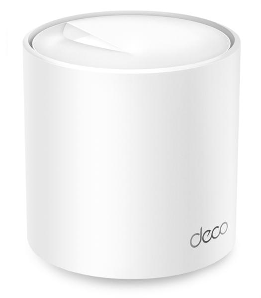  TP-Link Deco X50(1-pack), AX3000 Домашняя Mesh Wi-Fi 6 система, 1 устройство, до 574 Мбит/с на 2,4 ГГц + до 2402 Мбит/с на 5 ГГц, 2 встр. антенны, 3 гиг. порта (WAN/LAN)