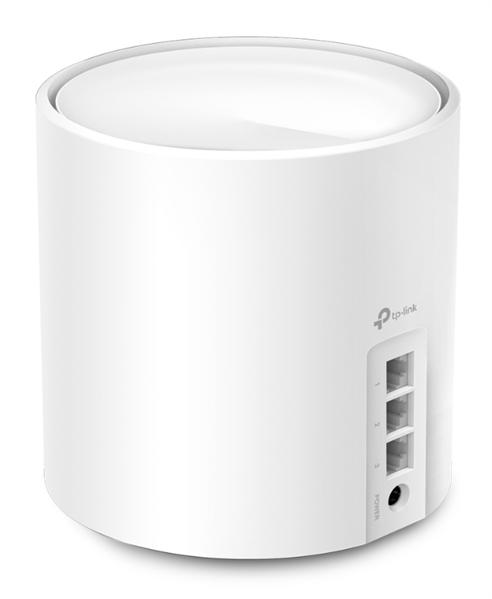  TP-Link Deco X50(1-pack), AX3000 Домашняя Mesh Wi-Fi 6 система, 1 устройство, до 574 Мбит/с на 2,4 ГГц + до 2402 Мбит/с на 5 ГГц, 2 встр. антенны, 3 гиг. порта (WAN/LAN)