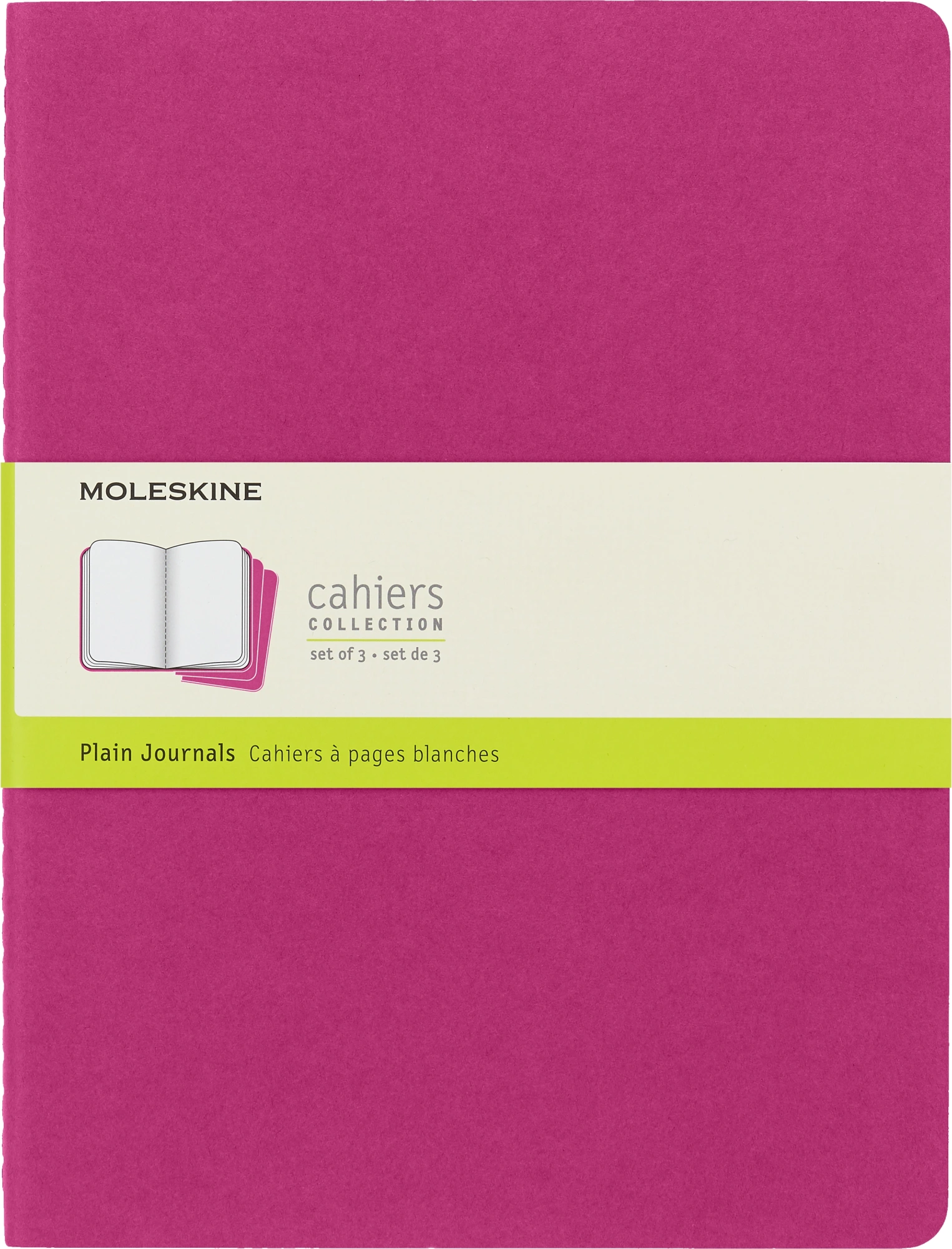 Блокнот Moleskine CAHIER JOURNAL CH023D17 XLarge 190х250мм обложка картон 120стр. нелинованный розовый неон (3шт) Блокнот Moleskine CAHIER JOURNAL CH023D17 XLarge 190х250мм обложка картон 120стр. нелинованный розовый неон (3шт)