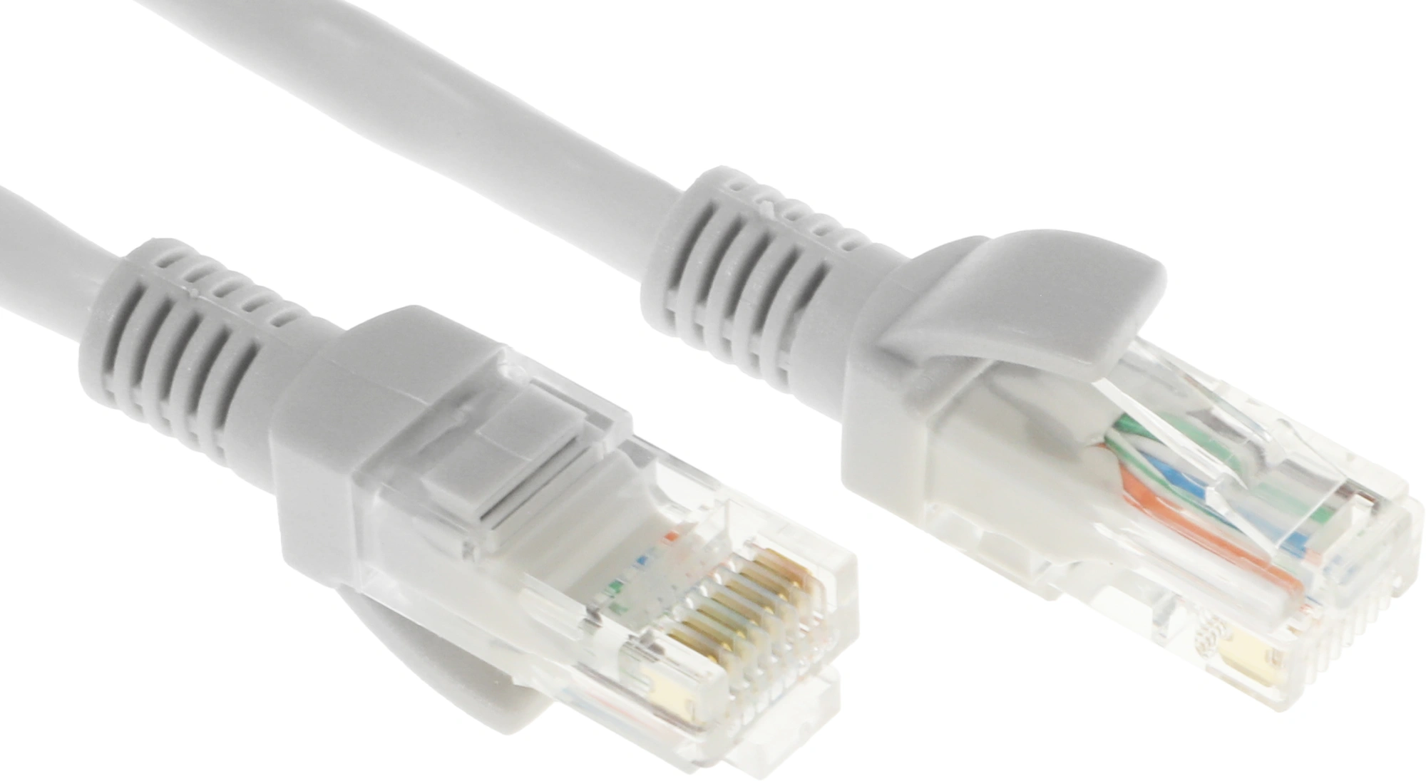 Патч-корд Rexant 18-1005 UTP RJ-45 вил.-вилка RJ-45 кат.5E 2м серый ПВХ