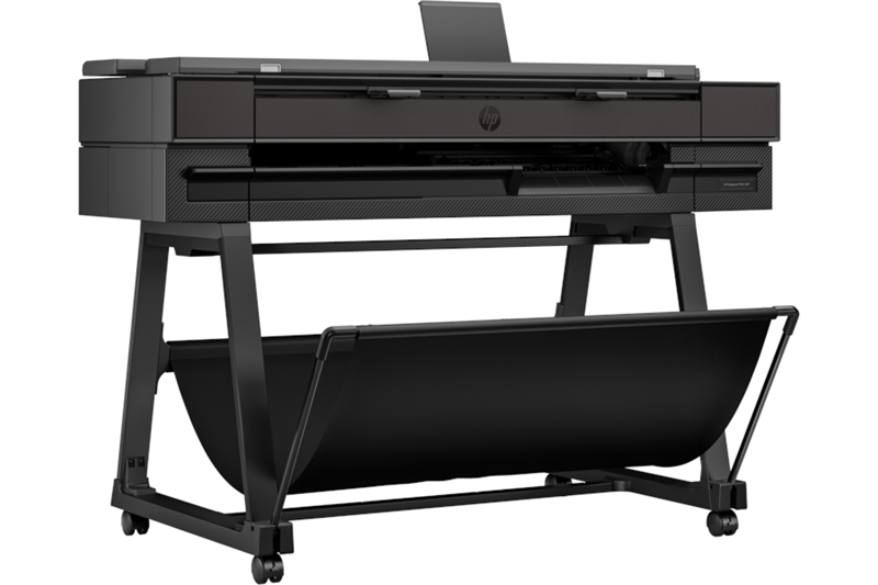 Широкоформатный принтер HP DesignJet T850 MFP (p/s/c, 36",4color,2400x1200dpi,2Gb,25sppA1, 90 A1 p/hr, max roll d 100mm, GigEth/Wi-Fi,stand,media bin,rollfeed,sheetfeed,tray50 (A3/A4),autocutter,black, repl. F9A30D)