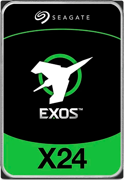 Жесткий диск Seagate Exos X24 HDD 3.5" SATA 12Tb, 7200 rpm, 512Mb buffer, 512e/4kn, CMR, ST12000NM002H, 1 year