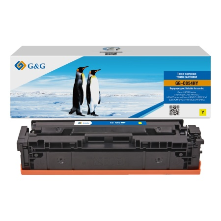 Картридж лазерный G&G GG-C054HY желтый (2300стр.) для Canon LBP621/623 MF641/643/645 Картридж лазерный G&G GG-C054HY желтый (2300стр.) для Canon LBP621/623 MF641/643/645